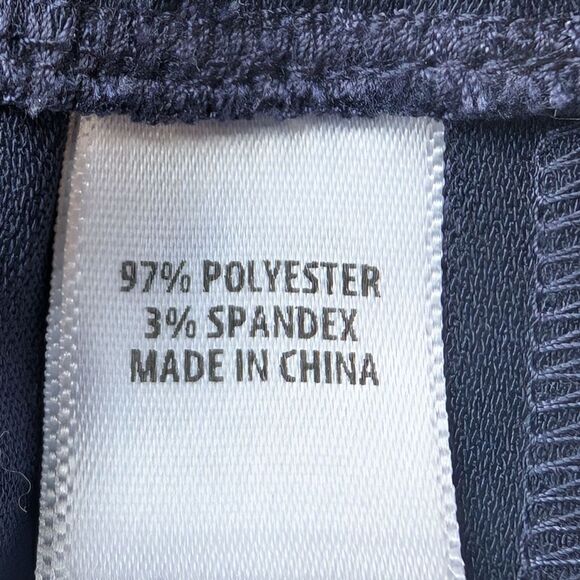 EUC St. John Navy Blue Knit Loose Fit Drawstring Activewear Bermuda Shorts M - Picture 10 of 16